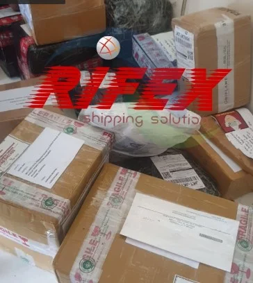 paket dikirimkan via rifex
